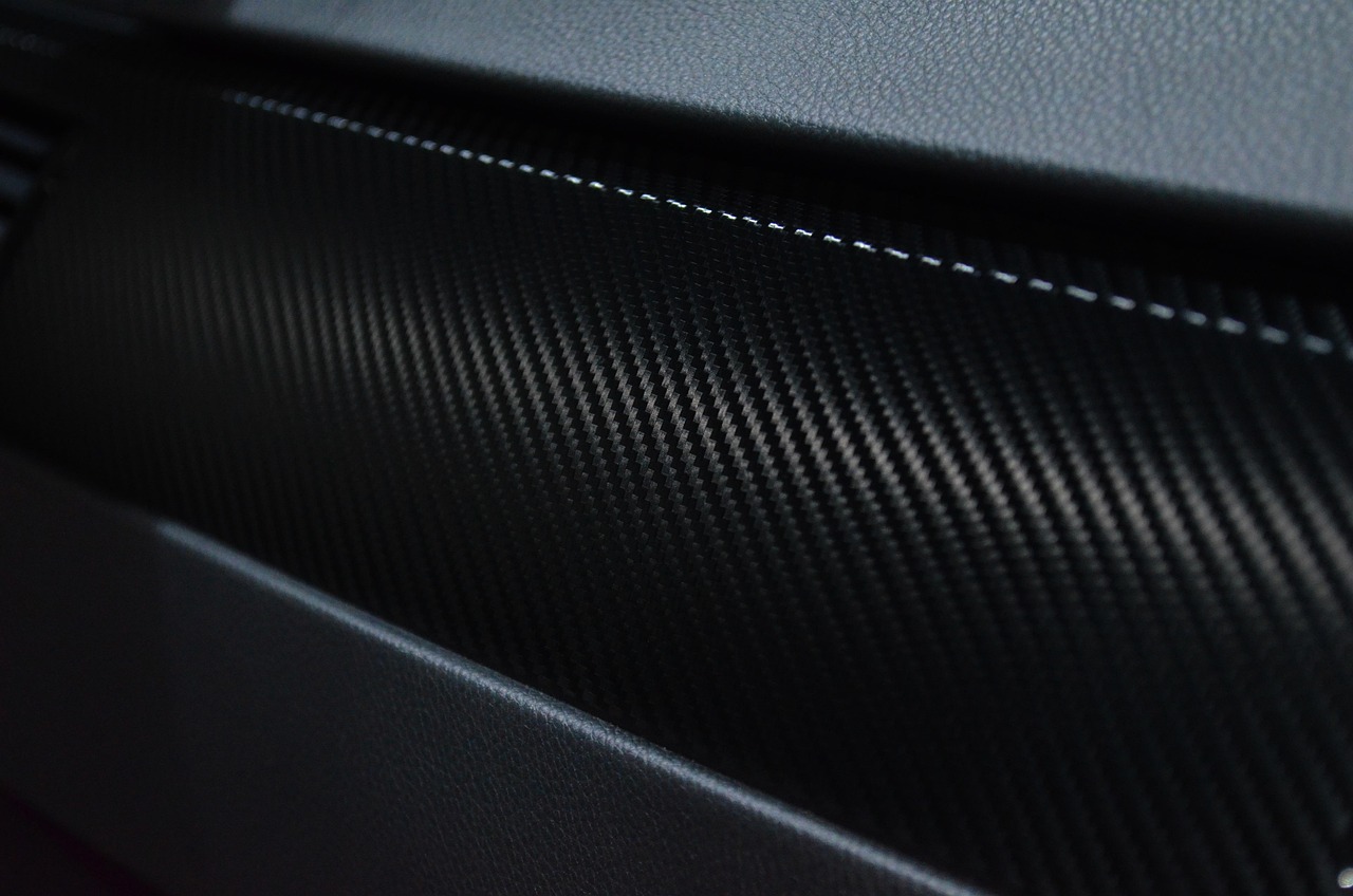 Close-up view of vinyl wrap texture showing material structure and pattern detail